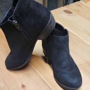 Girls Black Ankle Boots